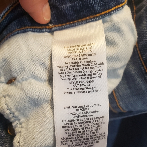 Current/Elliott cropped jeans - Picture 5 of 5